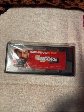 Encore Hair & Beard Dye Palette - Light to Dark Shades (Black/Brown)